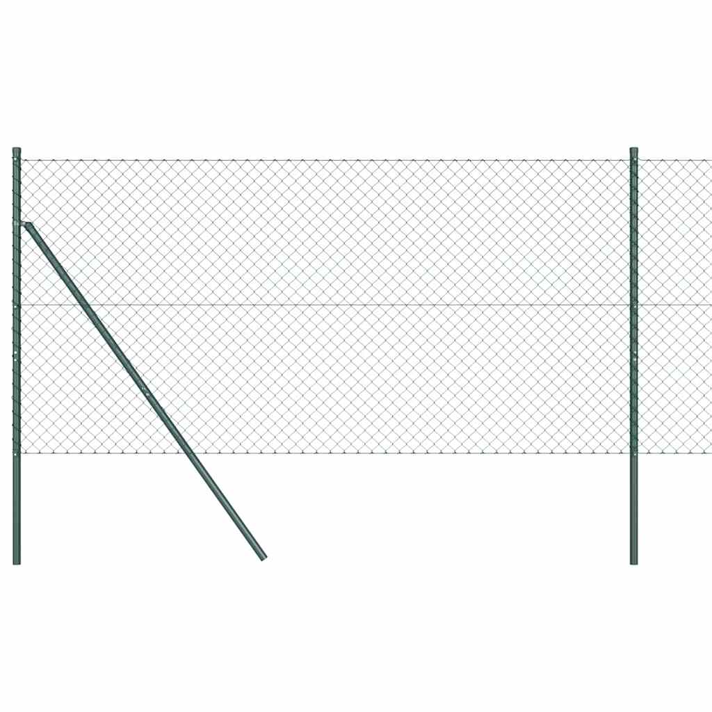 Fence Post Green 10 x 1.5 m (40 x 40 mm mesh) Steel and PVC