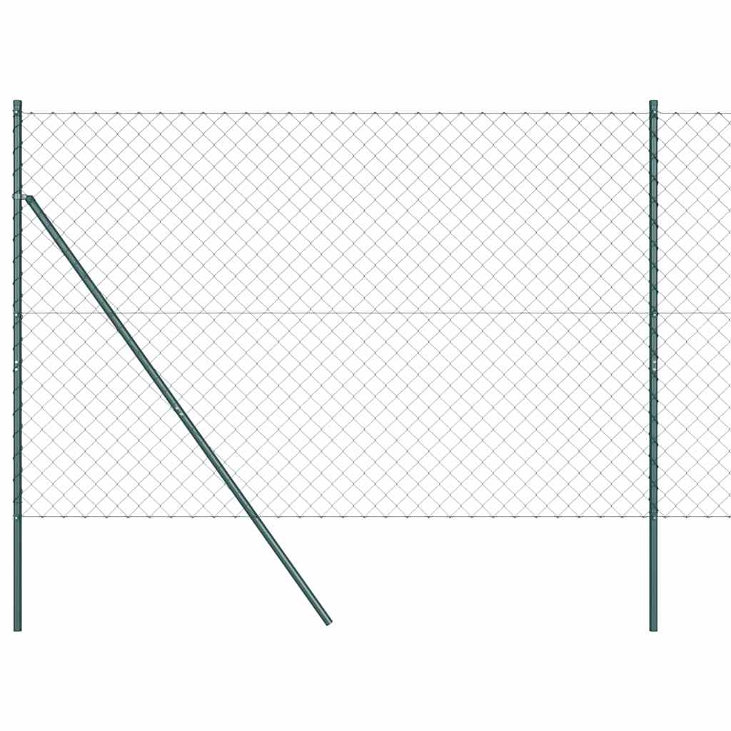 Fence Post Green 10 x 1.6 m (60 x 60 mm mesh) Steel and PVC