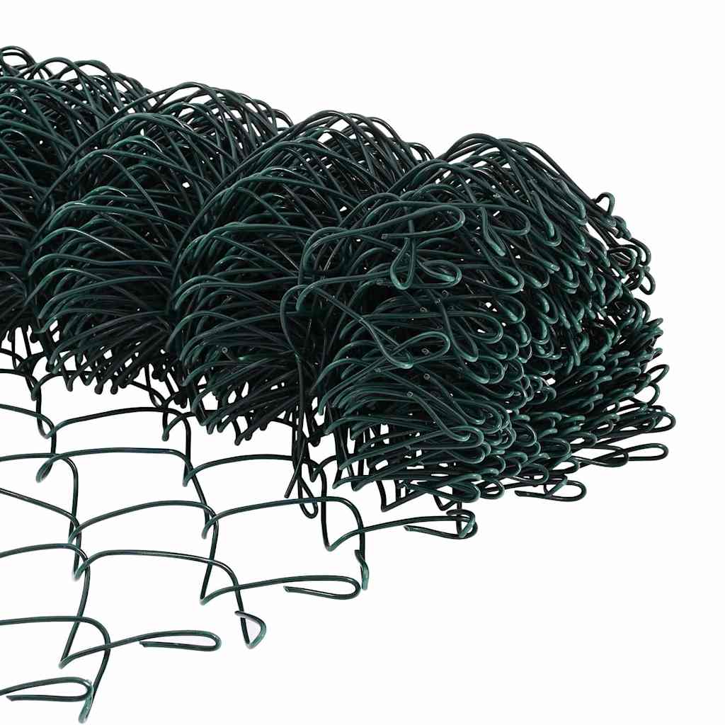 Fence Post Green 25 x 0.4 m (60 x 60 mm mesh) Steel and PVC