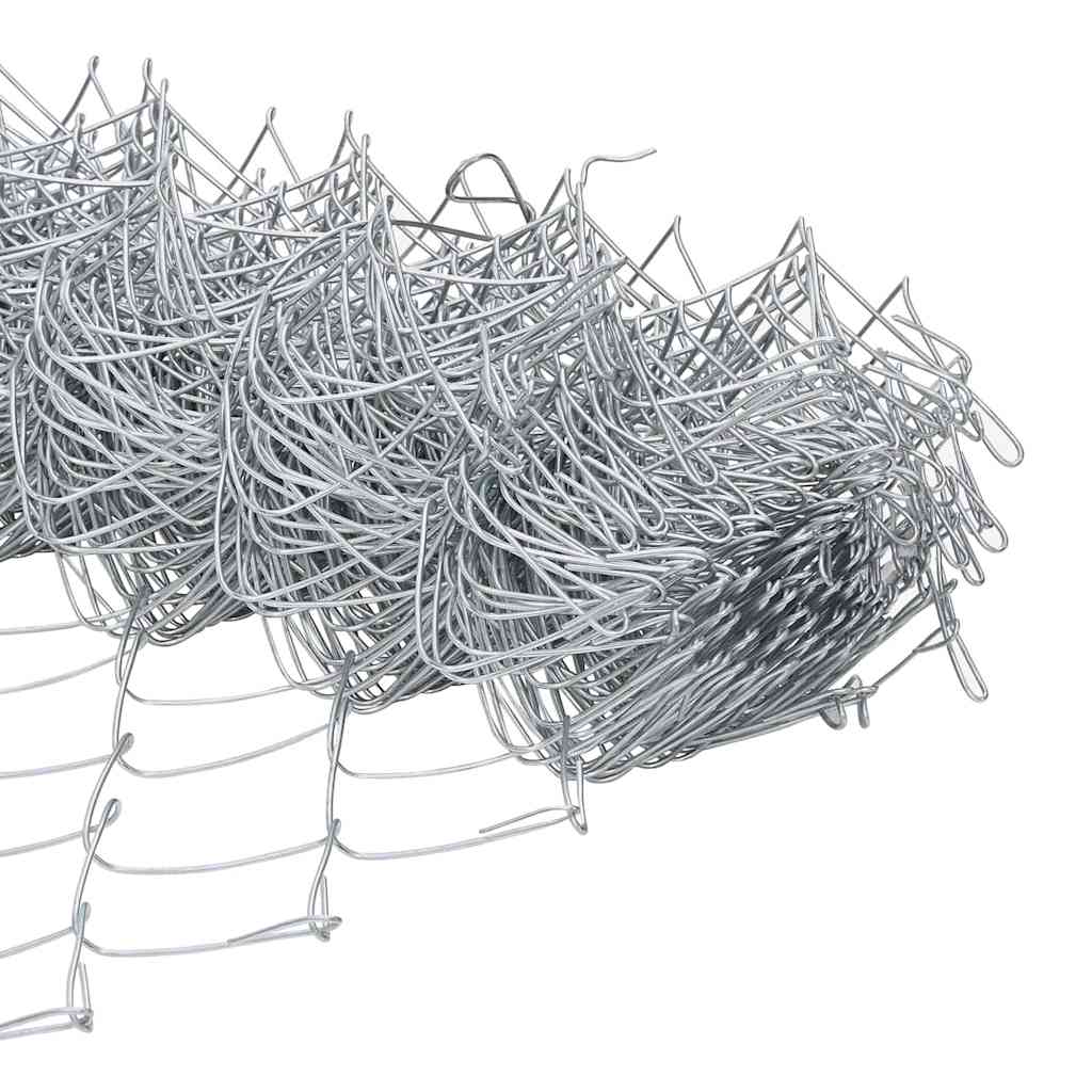 Fence Post Silver 25 x 0.4 m (40 x 40 mm mesh) Steel