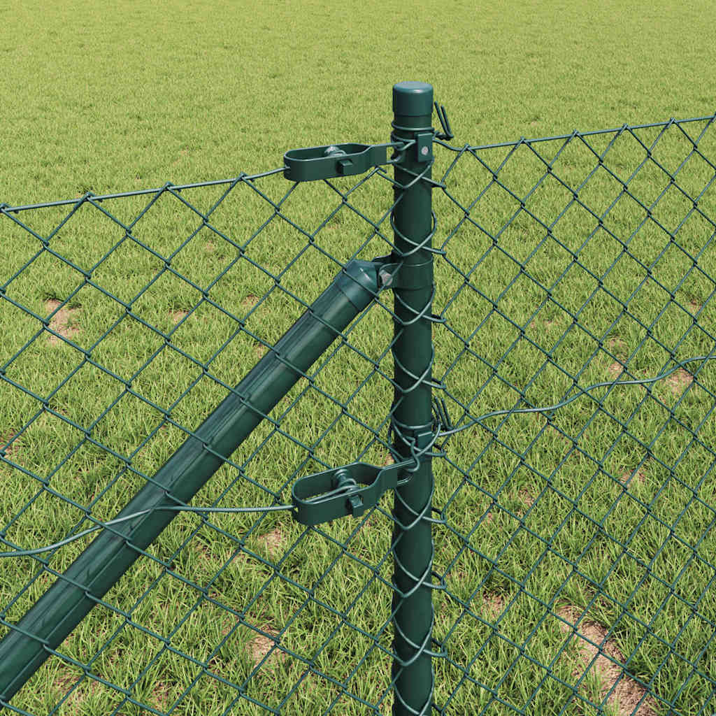 Fence Post Green 25 x 0.4 m (40 x 40 mm mesh) Steel and PVC