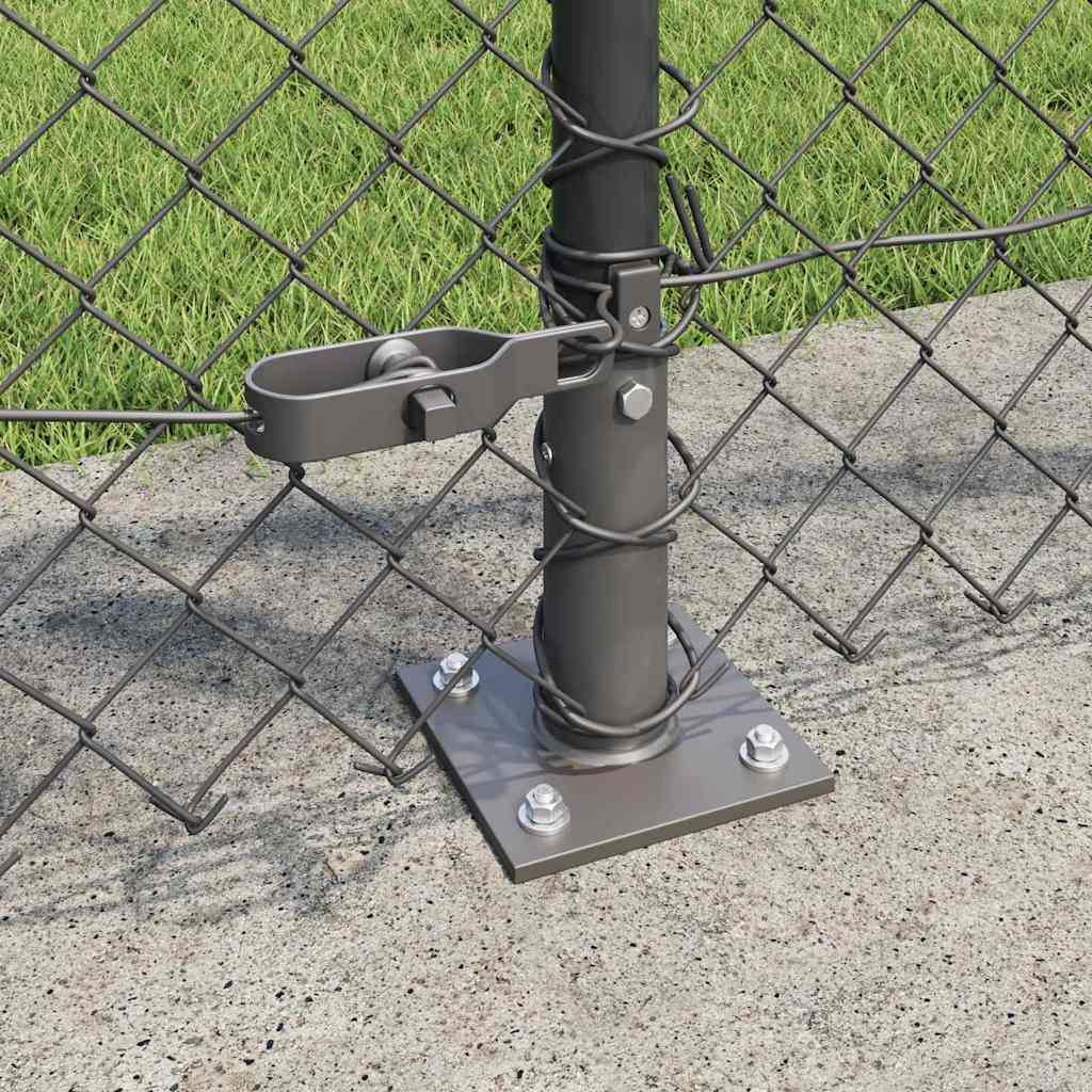 Welded Wire Fence with Concrete Base 10 x 1 m (W x H)