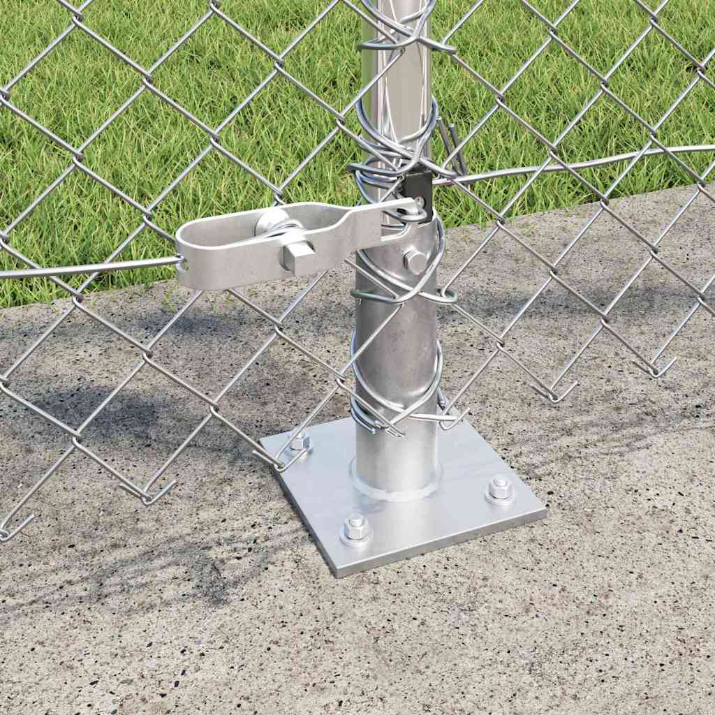 Fence Post Silver 10 x 1.2 m (40 x 40 mm mesh) Steel