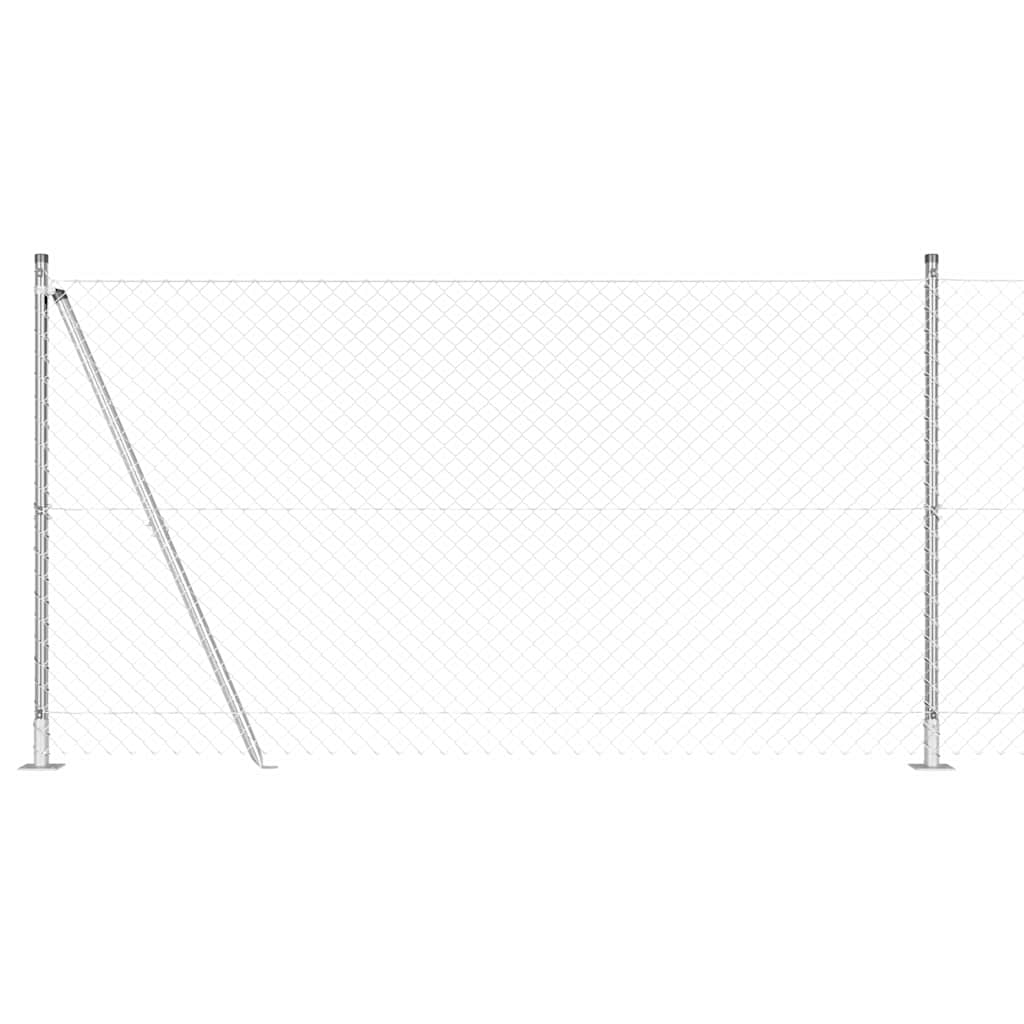Fence Post Silver 10 x 1.2 m (40 x 40 mm mesh) Steel
