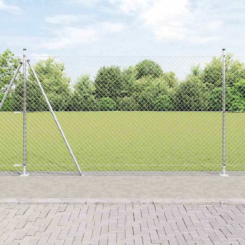 Welded Wire Fence with Concrete Base 10 x 1.4 m (W x H)
