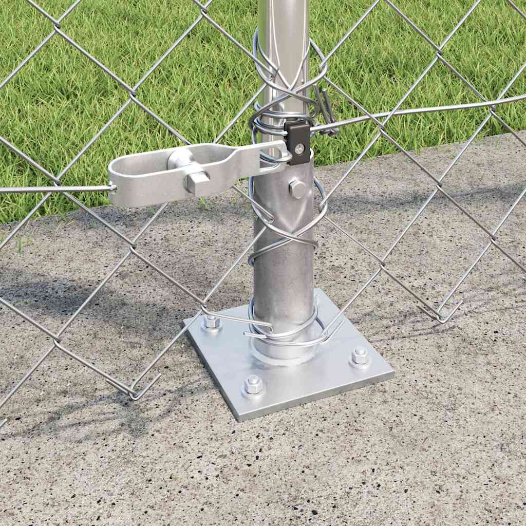 Fence Post Silver 10 x 1.4 m (60 x 60 mm mesh) Steel