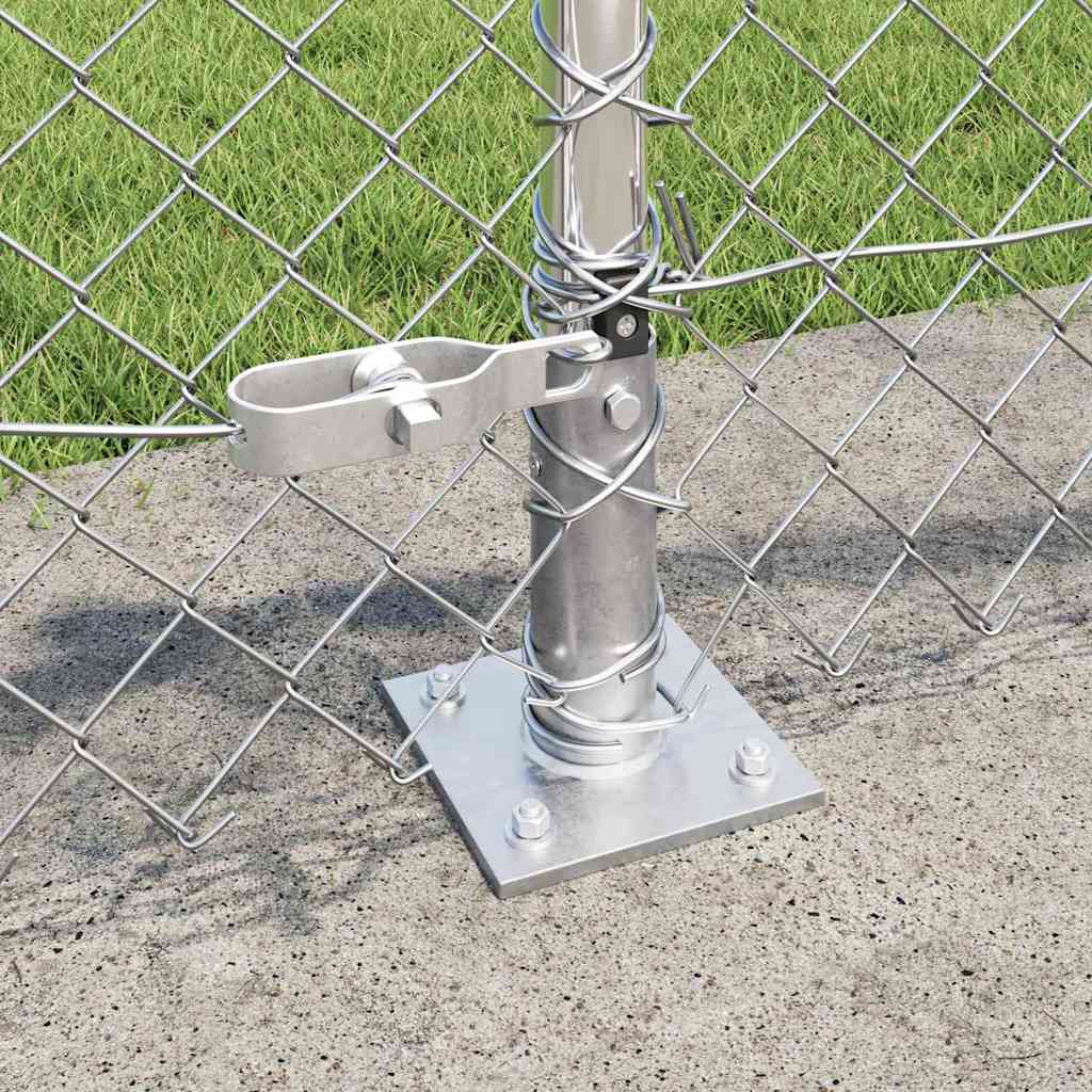 Fence Post Silver 25 x 0.4 m (40 x 40 mm mesh) Steel