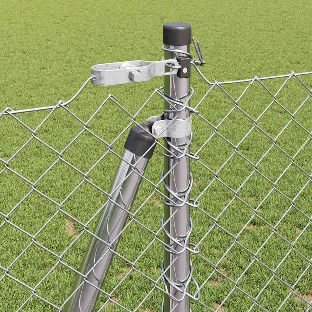 Fence Post Silver 25 x 1.2 m (60 x 60 mm mesh) Steel