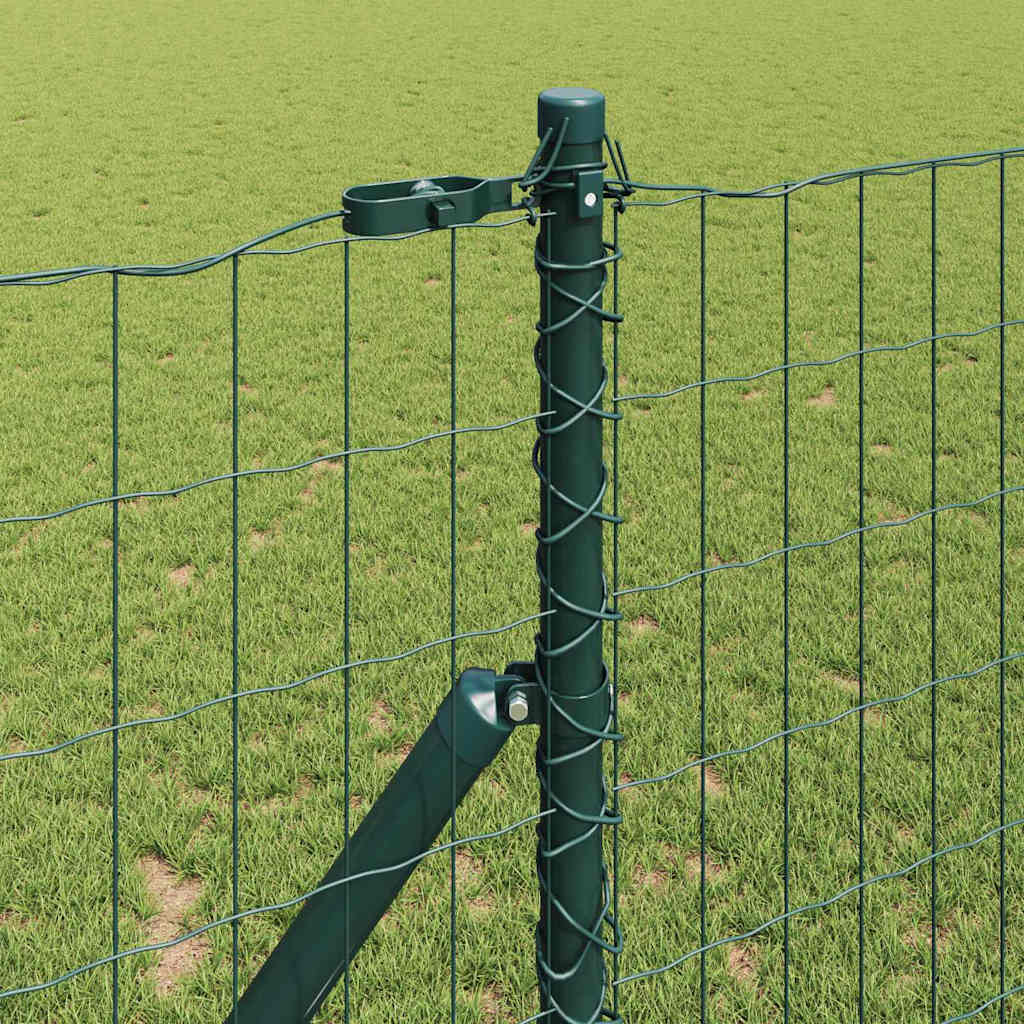 Ground Fix Welded Wire Fence 10 x 1 m (W x H) PVC-Coated Steel