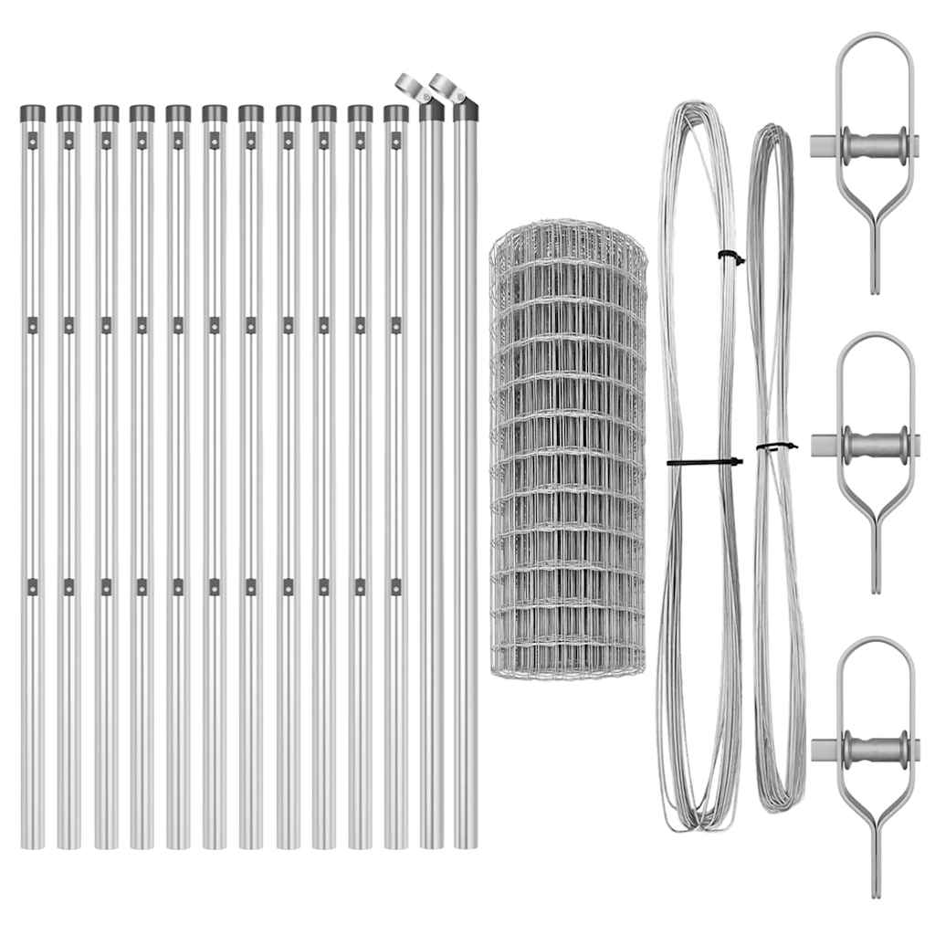 Ground Fix Welded Wire Fence 25 x 0.6 m (W x H)