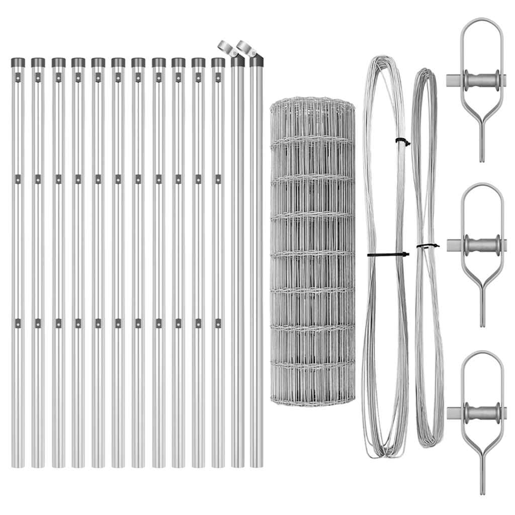 Ground Fix Welded Wire Fence 25 x 0.6 m (W x H)