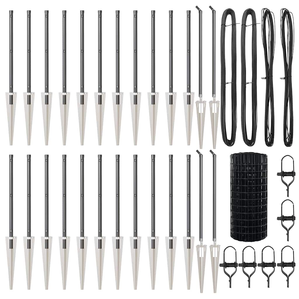 Welded Wire Fence with Spikes 50 x 0.4 m (W x H)