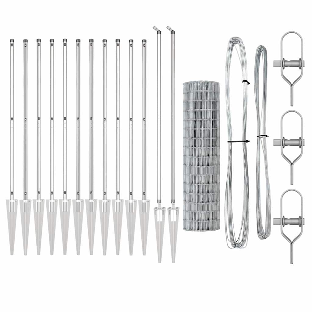 Welded Wire Fence with Spikes 25 x 1.2 m (W x H)
