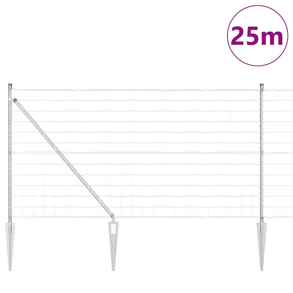 Welded Wire Fence with Spikes 25 x 1 m (W x H)