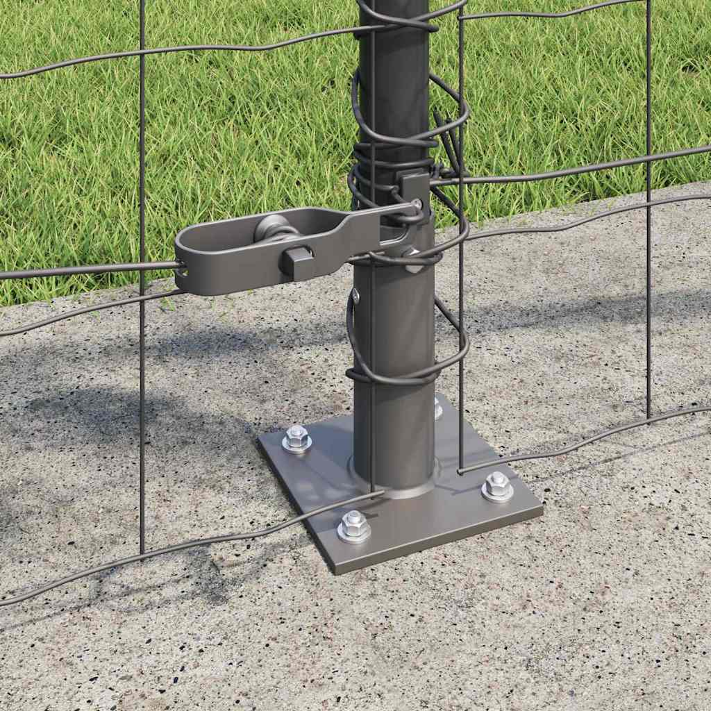 Welded Wire Fence with Concrete Base 10 x 1 m (W x H)