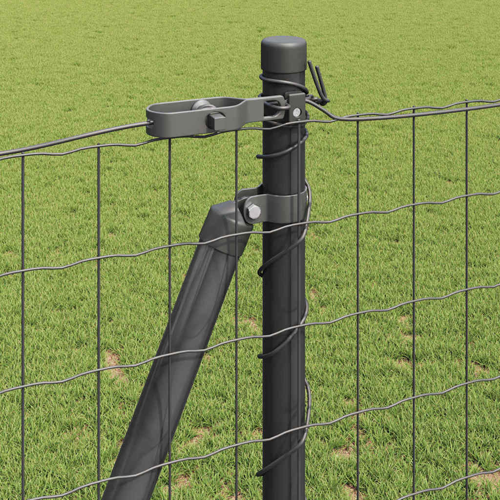 Welded Wire Fence with Concrete Base 25 x 1.2 m (W x H)