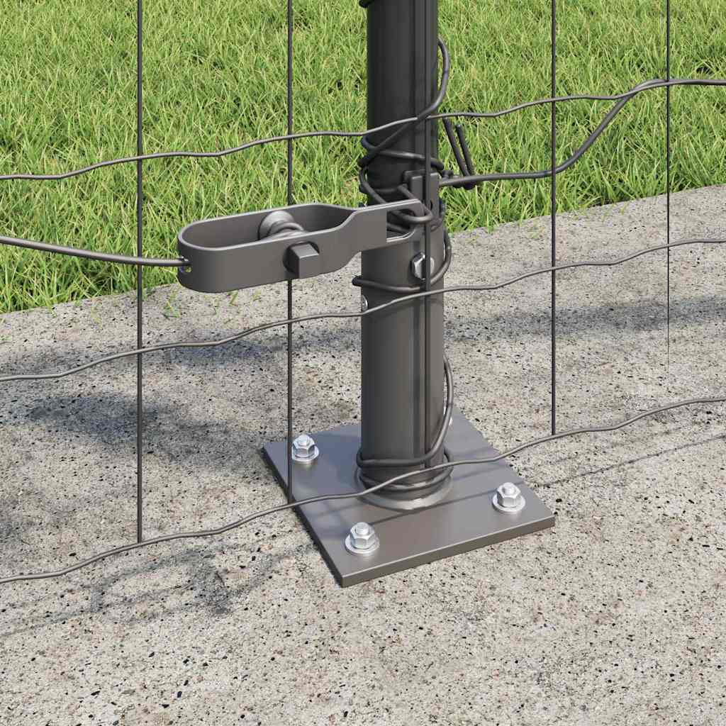 Welded Wire Fence with Concrete Base 10 x 1 m (W x H)
