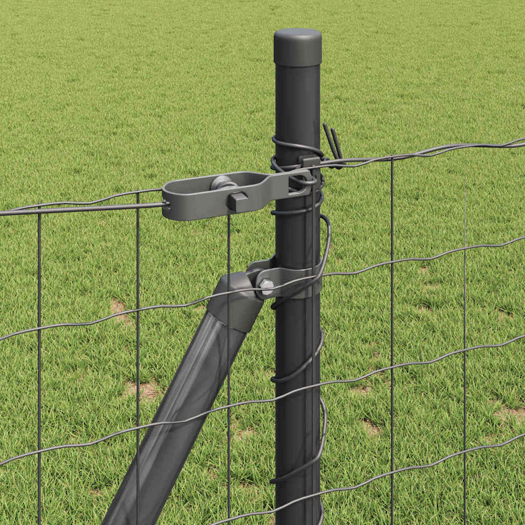 Welded Wire Fence with Concrete Base 10 x 1 m (W x H)