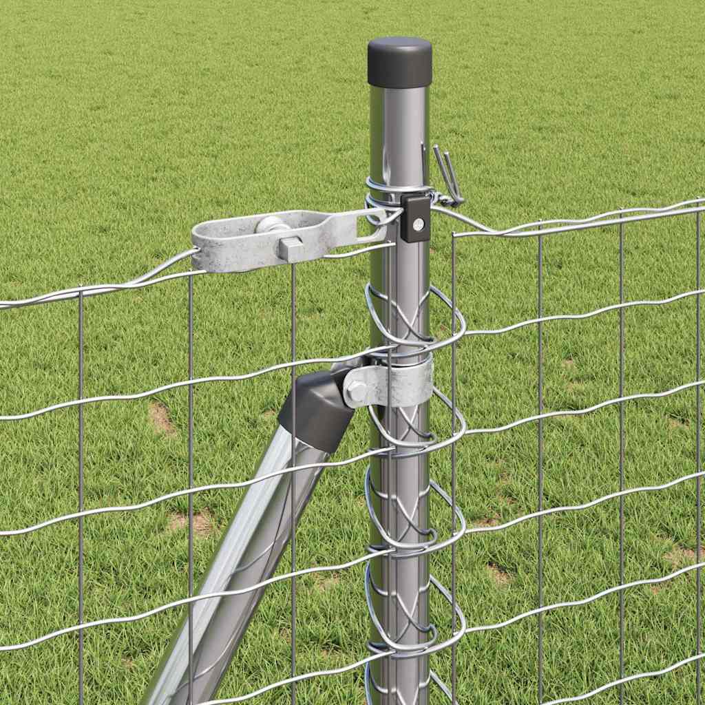 Welded Wire Fence with Concrete Base 10 x 1 m (W x H)