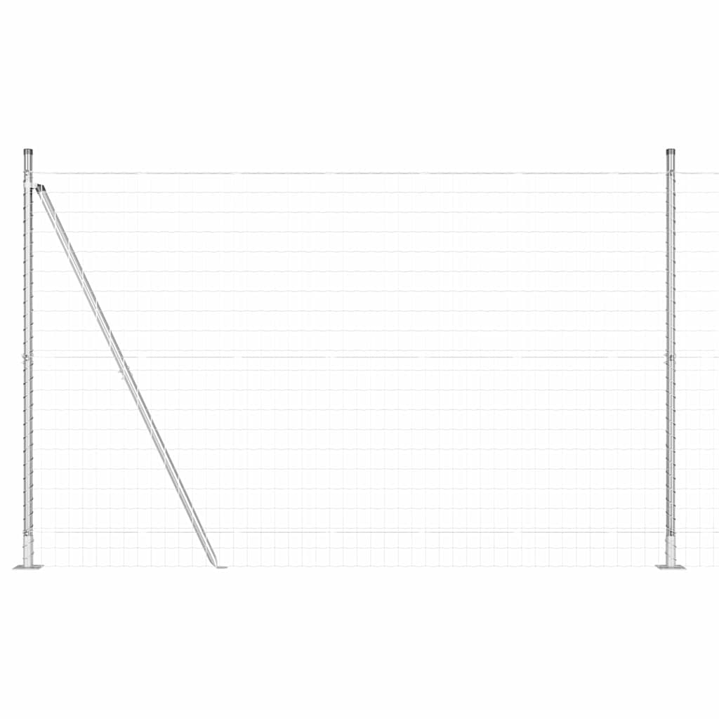 Welded Wire Fence with Concrete Base 10 x 1.6 m (W x H)