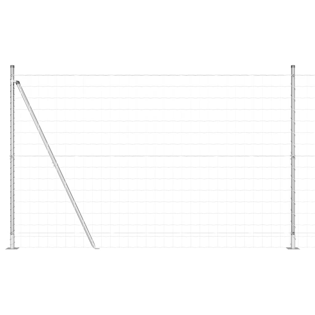 Welded Wire Fence with Concrete Base 10 x 1.6 m (W x H)