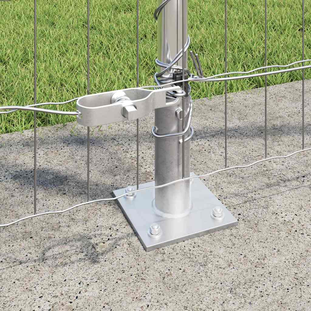 Welded Wire Fence with Concrete Base 25 x 1.2 m (W x H)