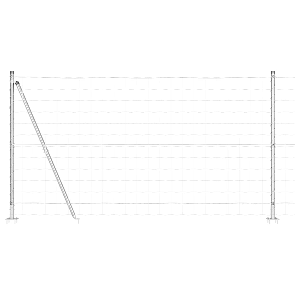 Welded Wire Fence with Concrete Base 25 x 1.2 m (W x H)