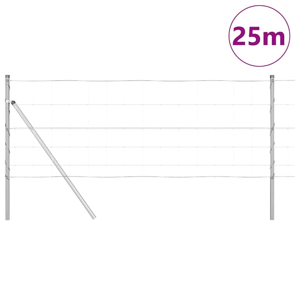 Fence Post Galvanized 25 x 0.8 m Steel