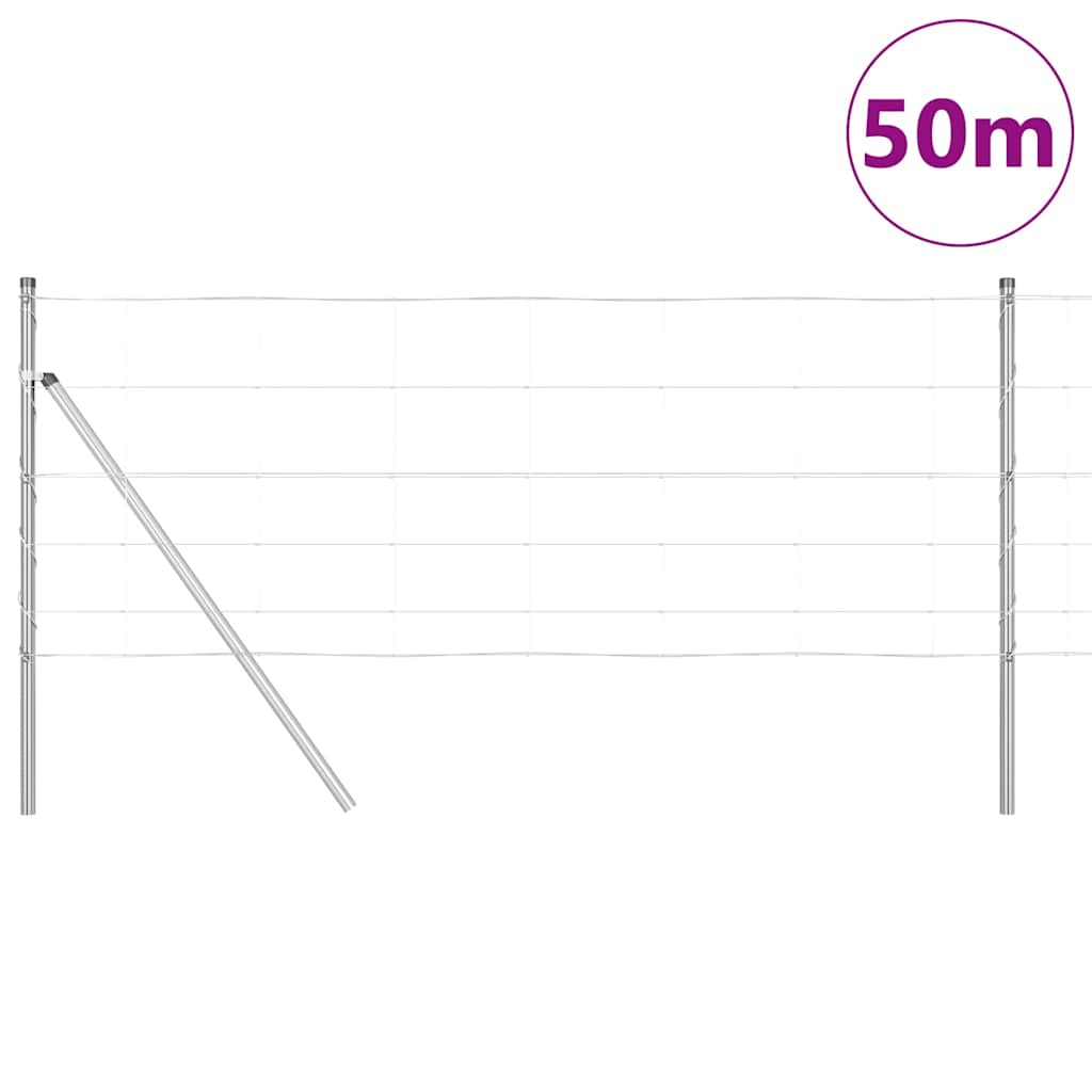 Fence Post Galvanized 50 x 0.8 m Steel