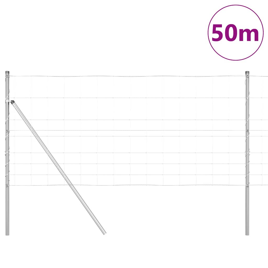 Fence Post Galvanized 50 x 1 m Steel