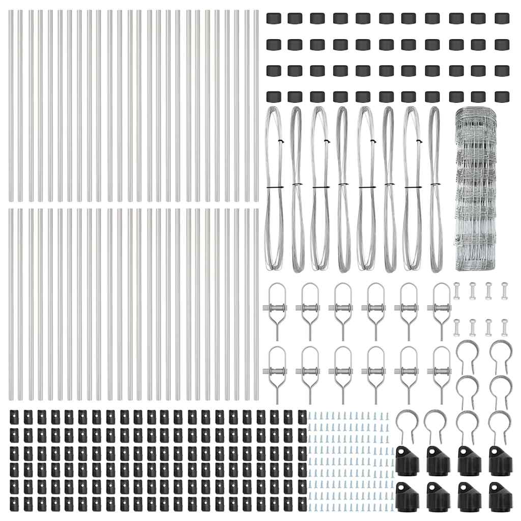 Ground Fix Welded Wire Fence 100 x 0.8 m (W x H)