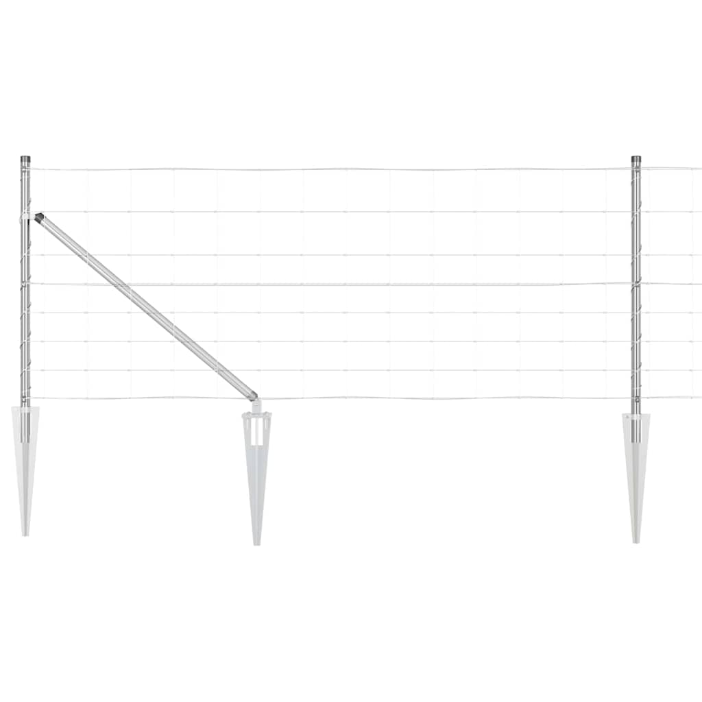 Welded Wire Fence with Spikes 25 x 0.8 m (W x H)