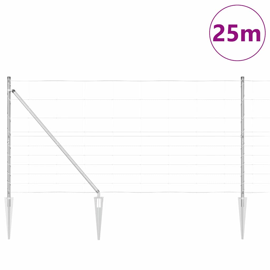 Welded Wire Fence with Spikes 25 x 1.2 m (W x H)