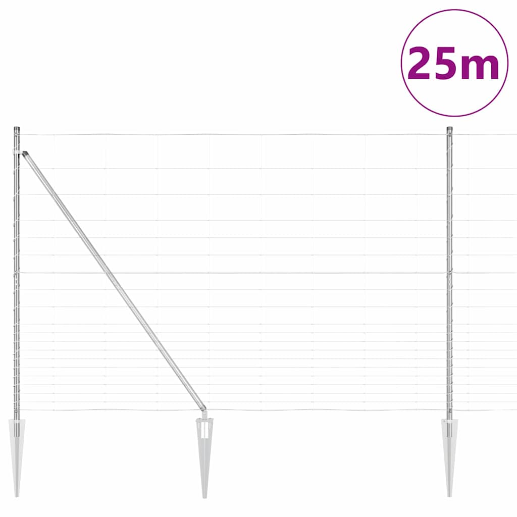 Fence Post Galvanized 25 x 1.6 m Steel