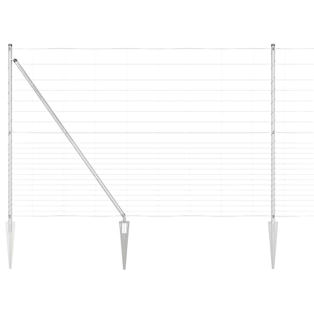 Welded Wire Fence with Spikes 25 x 1.6 m (W x H)