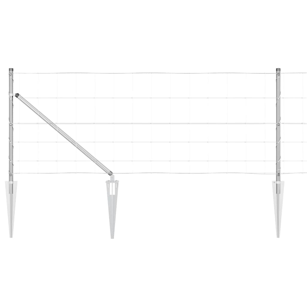 Welded Wire Fence with Spikes 50 x 0.8 m (W x H)