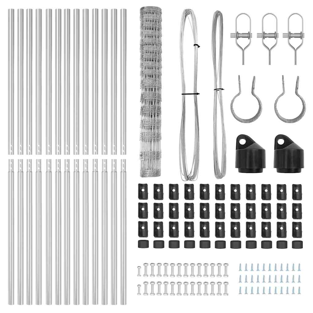 Welded Wire Fence with Spikes 50 x 0.8 m (W x H)