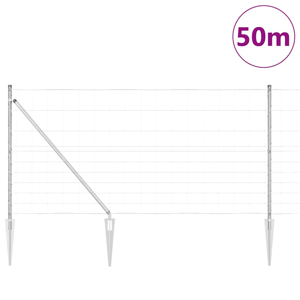 Welded Wire Fence with Spikes 50 x 1.2 m (W x H)