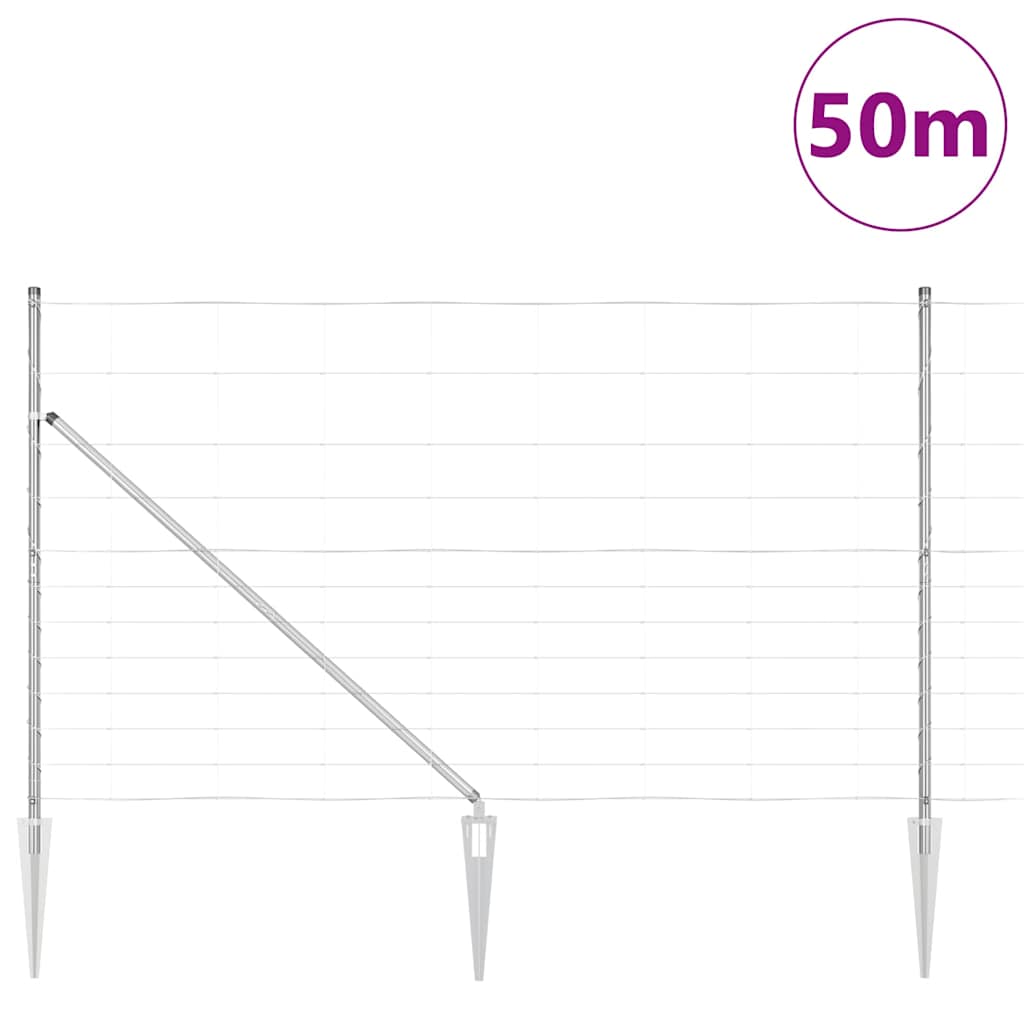 Fence Post Galvanized 50 x 1.4 m Steel