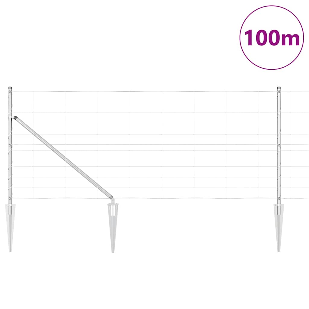 Welded Wire Fence with Spikes 100 x 1 m (W x H)