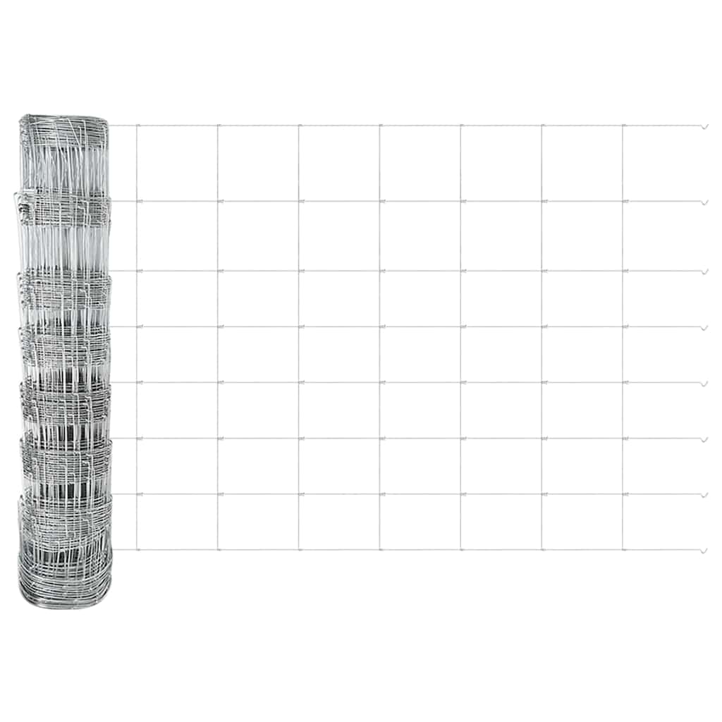 Welded Wire Fence with Concrete Base 25 x 0.8 m (W x H)