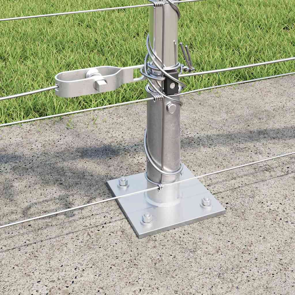 Welded Wire Fence with Concrete Base 25 x 0.8 m (W x H)