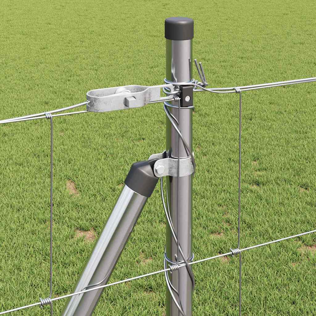 Welded Wire Fence with Concrete Base 25 x 1 m (W x H)