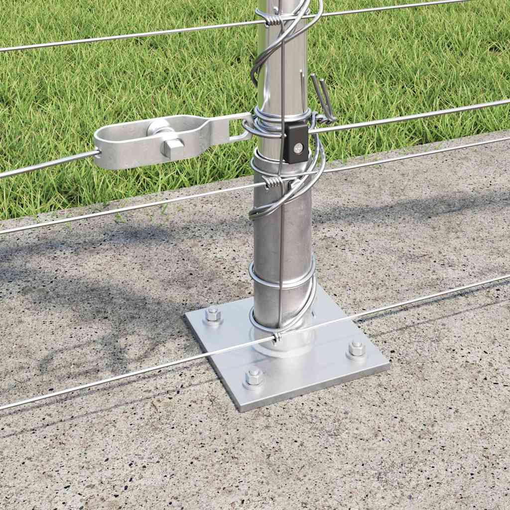 Welded Wire Fence with Concrete Base 25 x 1.2 m (W x H)