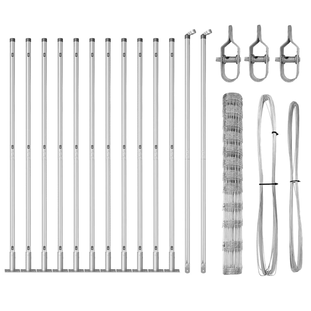 Welded Wire Fence with Concrete Base 25 x 1.4 m (W x H)