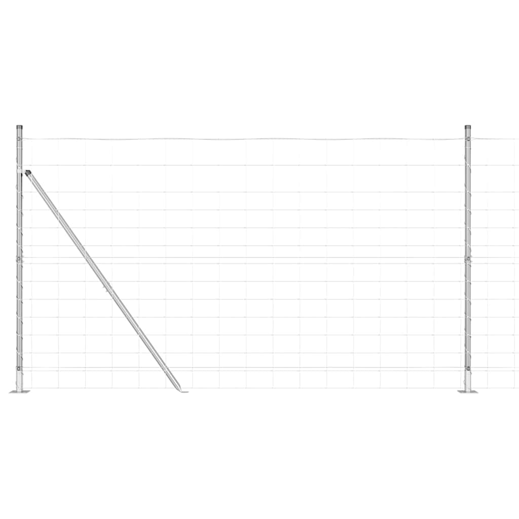 Welded Wire Fence with Concrete Base 25 x 1.4 m (W x H)