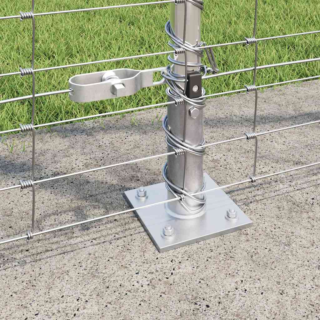 Welded Wire Fence with Concrete Base 25 x 1.5 m (W x H)