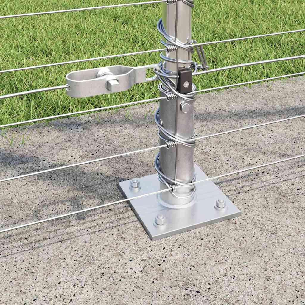 Welded Wire Fence with Concrete Base 25 x 1.5 m (W x H)