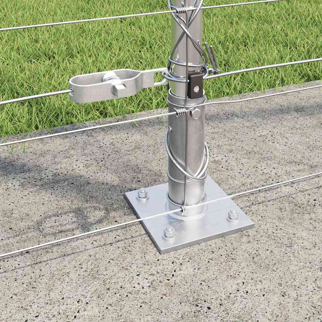Welded Wire Fence with Concrete Base 25 x 1.6 m (W x H)