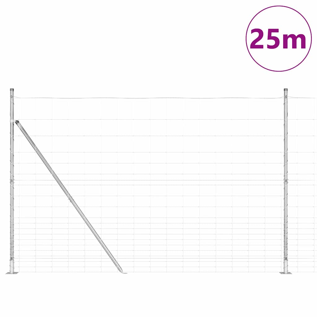 Fence Post Galvanized 25 x 1.6 m Steel